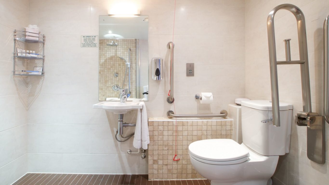 Accessible bathroom the Bermondsey Square Hotel London